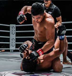 Grappling training at Olympia