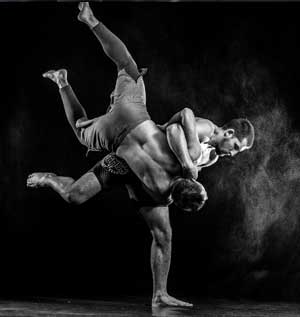 MMA training at Olympia
