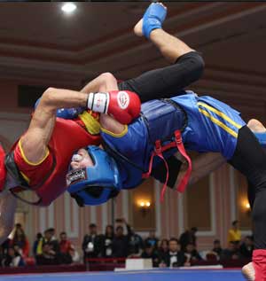 Wushu training at Olympia
